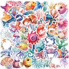 Pacote de adesivos Ocean Animal, 50 unidades Realistic Marine Life