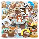 Pacote de adesivos Otter, 50 peças de decalque de vinil impermeável