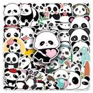 Pacote de adesivos Panda, 50 unidades, decalque de vinil de animais fofos de desenhos animados
