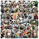 Pacote de adesivos Panda Cartoon Animal, decalques de vinil, 50 unidades