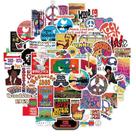 Pacote de adesivos para festivais de música de Woodstock, anime, 50 unidades