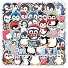 Pacote de adesivos Penguin Cartoon Animal à prova d'água, 50 unidades Pacote de adesivos Penguin Cartoon Animal à prova d'água, 50 unidades
