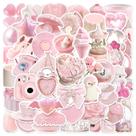 Pacote de adesivos Pink Aesthetic, 50 unidades, decalques de vinil à prova d'água Pacote de adesivos Pink Aesthetic, 50 unidades, decalques de vinil à prova d'água