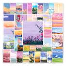 Pacote de adesivos, pintura a óleo de paisagem, 50 unidades Aesthetic Natur