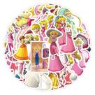 Pacote de adesivos Princess Peach Anime 50 unidades decorativas de 5 a 8 cm