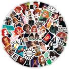 Pacote de adesivos Queen's Chess Game Anime Waterproof Vinyl x50