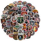 Pacote de adesivos Retro Classic Car Street Anime Waterproof x100