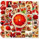 Pacote de adesivos Retro Rose Vintage Aesthetic, 50 unidades à prova d'água