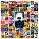 Pacote de adesivos Rock Movie Poster Style Anime à prova d'água, 50 unidades