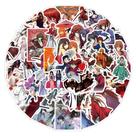 Pacote de adesivos Romance Swords Anime, vinil impermeável, 52 unidades