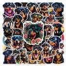 Pacote de adesivos Rottweiler Dog 50 unidades para cachorros de desenho animado à prova d'água