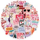 Pacote de adesivos SelfCare Self Love Anime, vinil impermeável, 50 unidades Pacote de adesivos SelfCare Self Love Anime, vinil impermeável, 50 unidades