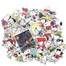 Pacote de adesivos Snoopys Anime Waterproof Vinil 62 unidades