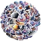 Pacote de adesivos Space Exploration Astronaut Planet Rocket x50