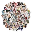 Pacote de adesivos Steins Gates Anime, 50 unidades, 4-7 cm, à prova d'água Pacote de adesivos Steins Gates Anime, 50 unidades, 4-7 cm, à prova d'água