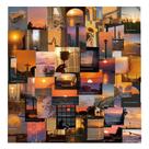 Pacote de adesivos Sunset and Dusk Aesthetic, 60 unidades Pacote de adesivos Sunset and Dusk Aesthetic, 60 unidades