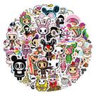 Pacote de adesivos Tokidoki Anime 50 unidades de desenho animado decorativo de 5 a 8 cm