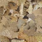 Pacote de adesivos vintage, papel queimado, impermeável, retrô, 50 unidades