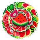 Pacote de adesivos Watermelon Anime, vinil impermeável, 50 unidades
