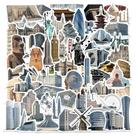 Pacote de adesivos World Landmark, 65 unidades, Famous Architecture