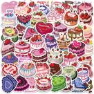 Pacote de adesivos Zodiac Cake, 50 unidades, tema de aniversário astrológico