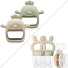Pacote de alívio da dentição ChookaChoo Teething Mitten & Feeder