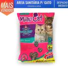 Pacote de Areia Sanitária Antiodor Tira Cheiro Miaucat Para Gatos Tradicional 100% Natural