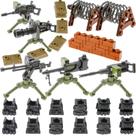 Pacote de armas BrickBounty Guns para blocos de construção com acessório