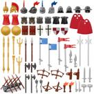 Pacote de armas medievais Feleph para figuras de cavaleiros com armadura e brinquedo Pacote de armas medievais Feleph para figuras de cavaleiros com armadura e brinquedo