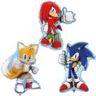 Pacote de balões metalizados Toyland Sonic & Friends 74 cm, 84 cm e 66 cm