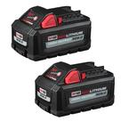 Pacote de bateria Milwaukee M18 REDLITHIUM HIGH Output XC 6.0Ah (2 unidades)