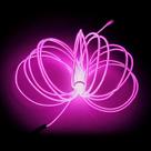 Pacote de bateria portátil EL Wire MaxLax Pink 10m Luzes de néon