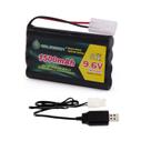 Pacote de bateria recarregável QBLPOWER 9.6V 1500mAh para carro RC Pacote de bateria recarregável QBLPOWER 9.6V 1500mAh para carro RC