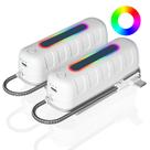 Pacote de bateria Saqico para Oculus Quest 2 5000mAh com luzes RGB