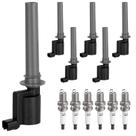 Pacote de bobinas de ignição e conjunto de velas de ignição Ford Escape 3.0L V6