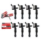 Pacote de bobinas de ignição e conjunto de velas de ignição Ford F150 F250 F350 V8
