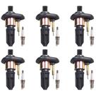 Pacote de bobinas de ignição e conjunto de velas de ignição Iridium Chevy GMC
