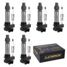Pacote de bobinas de ignição e conjunto de velas de ignição para GMC Acadia Terrain