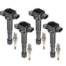 Pacote de bobinas de ignição e velas de ignição Iridium para Acura RSX Honda Pacote de bobinas de ignição e velas de ignição Iridium para Acura RSX Honda