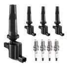 Pacote de bobinas de ignição Spark Plugs Combo para Ford Mazda Mercury