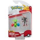Pacote de bonecos Jazwares Pokémon Roselia & Pawniard 7,5 cm, pacote com 2
