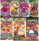 Pacote de Booster Lacrado e Autêntico do Pokémon TCG com Carta Misteriosa