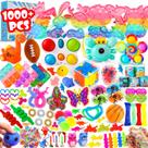 Pacote de brinquedos Fidget DKZ, 1000 unidades para lembrancinhas de festa para crianças