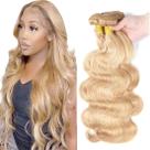 Pacote de cabelo Gzorouzr P27/613 Highlight Body Wave 100g x3 Pacote de cabelo Gzorouzr P27/613 Highlight Body Wave 100g x3