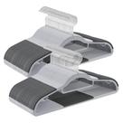 Pacote de cabides SONGMICS com 60 cabides de plástico antiderrapantes de 42 cm