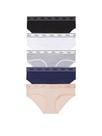 Pacote de calcinhas Victoria's Secret PINK Hipster para mulheres, pacote com 5 unidades XS