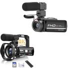 Pacote de câmera de vídeo MURAUX 8K 48MP UHD WiFi + 1080P 30MP Vlog Kit