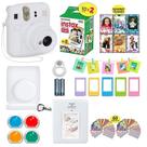 Pacote de câmera Fujifilm Instax Mini 12 com 20 folhas de filme