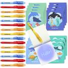 Pacote de caneta e caderno Party Favors BONNYCO Invisible Ink para 16 crianças