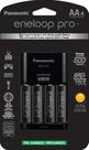 Pacote de carregador de bateria Panasonic K-KJ17KHCA4A com 4 AA eneloop pro